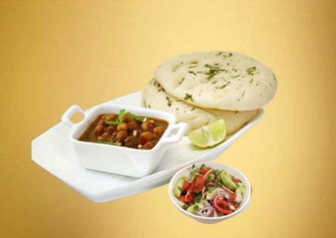 Chhole + Kulche + Salad