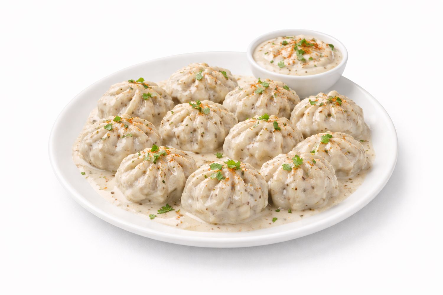 Veg Afghani Momos (10pcs)