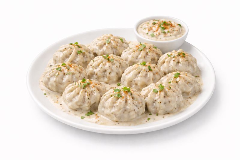 Veg Afghani Momos (10pcs)