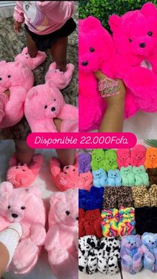 Pantoufle nounours premium Amazon