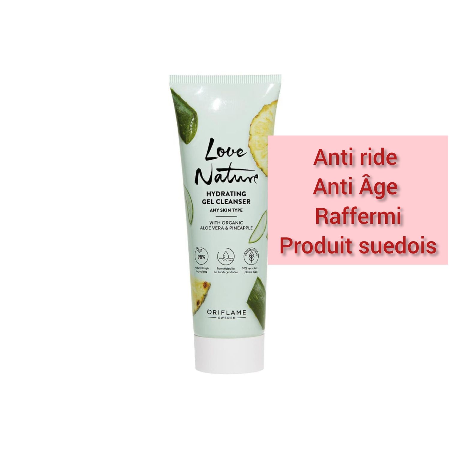Gel Anti ride/ Anti Âge a base de produit suédois à laloevera et ananas