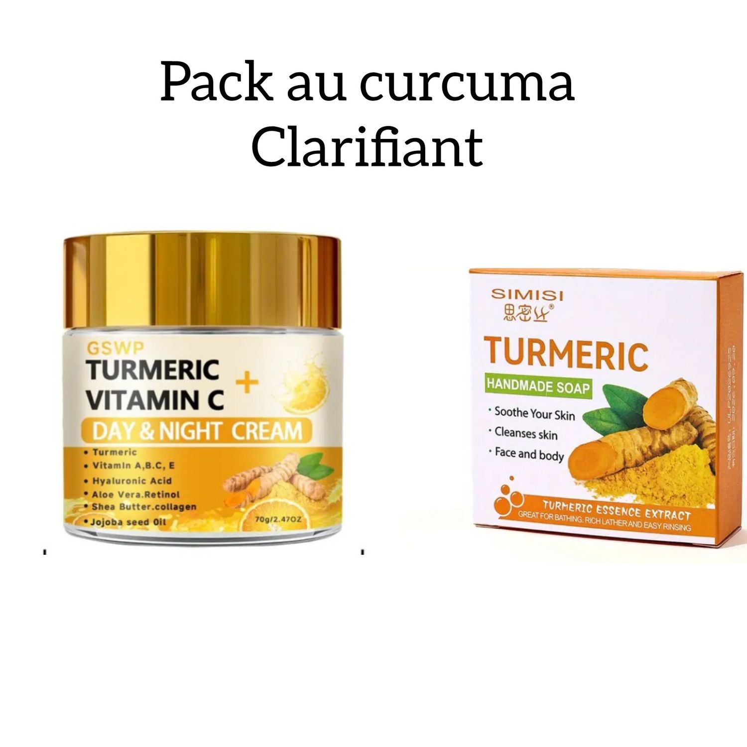 Pack curcuma clarifiant anti imperfections 