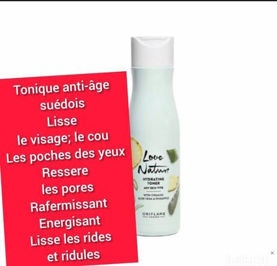 Tonique lissant Anti ride/ Anti Âge a base de produit suédois à laloevera et ananas en remplacement au gel efficacité 100% produit de même gamme 