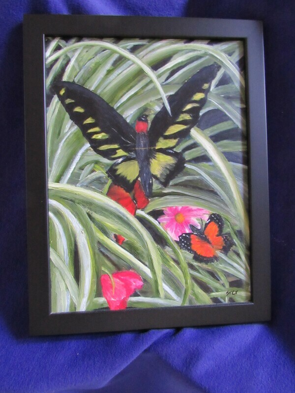 Butterfly “Free!”  Artist: Sharon Clark - Chosen for the First Lady of MD&#39;s book &#39;Artists of Maryland!&#39;