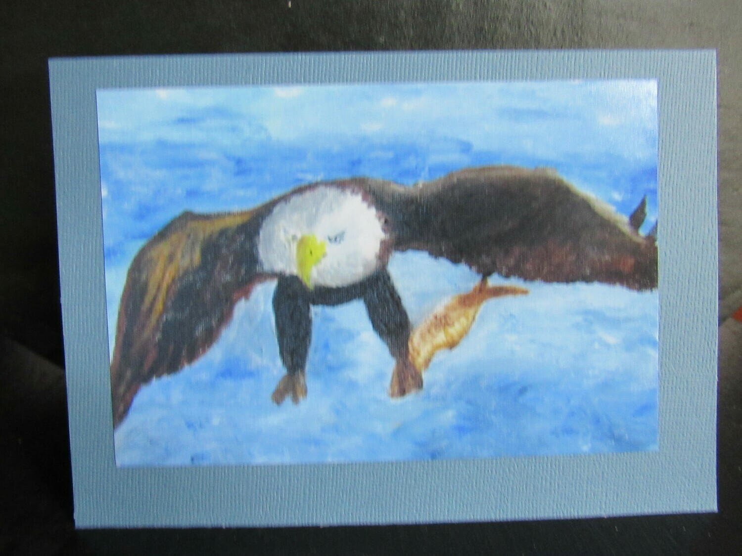 Postcard  &quot;Fishing&quot;. Artist Sharon Clark - Chosen for the First Lady of MD&#39;s book &#39;Artists of Maryland!&#39;
