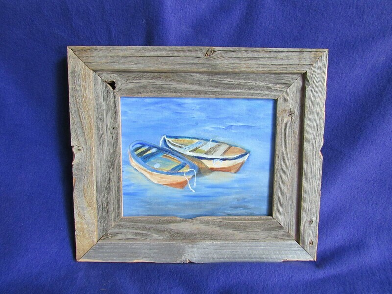 Two Boats “Pals”. Artist: Sharon Clark - Chosen for the First Lady of MD&#39;s book &#39;Artists of Maryland!&#39;