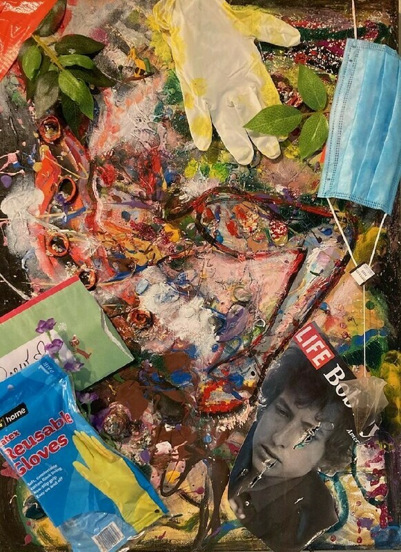 The Pandemic. (PRINT) Artist Jami-Lee Hamilton - Chosen for the First Lady of MD&#39;s book &#39;Artists of Maryland!&#39;