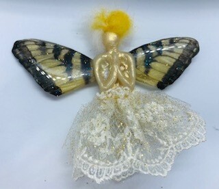 Sunshine Joy Fairy (freestanding sculpture). Artist: Mona Margarita
