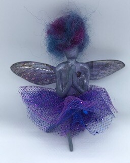 Queen Amethyst Fairy (freestanding sculpture). Artist: Mona Margarita