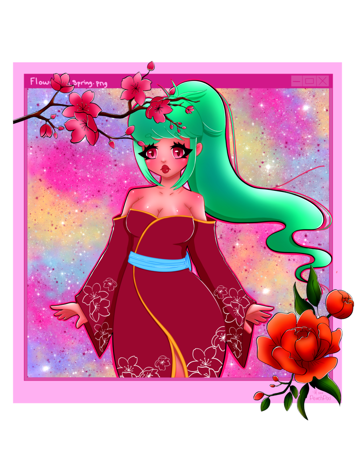 Flower Spring.png Sticker