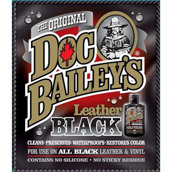 Doc Bailey LBRW Doc Bailey's Leather Black Redye and Waterproof