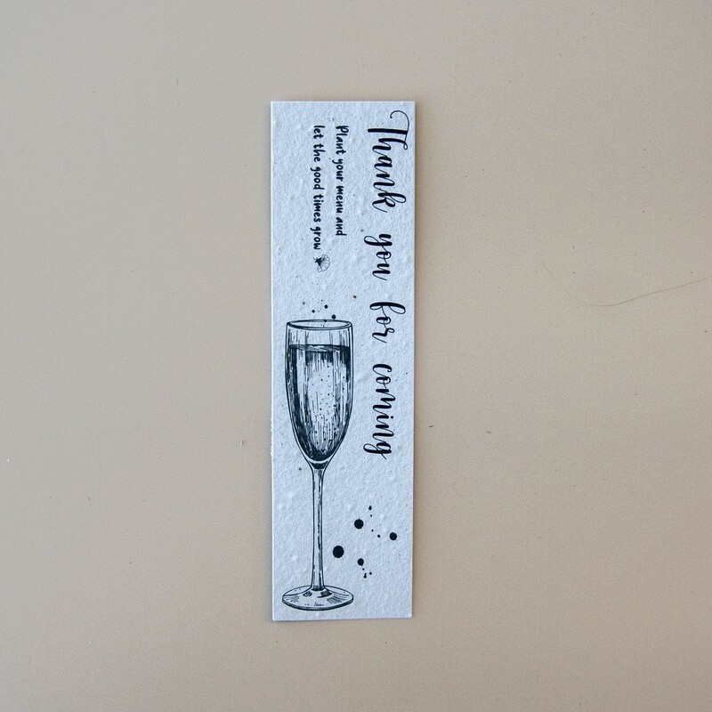 Bookmarks Single Side 55mm x 200mm