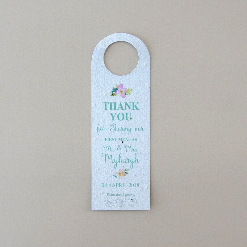 Bottle Neck Tags - Double Side Print 65mm x 195mm
