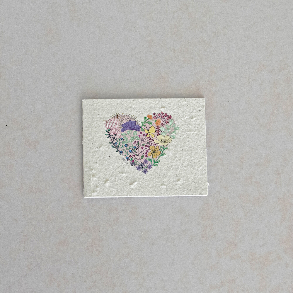Mini Card - Flower Heart