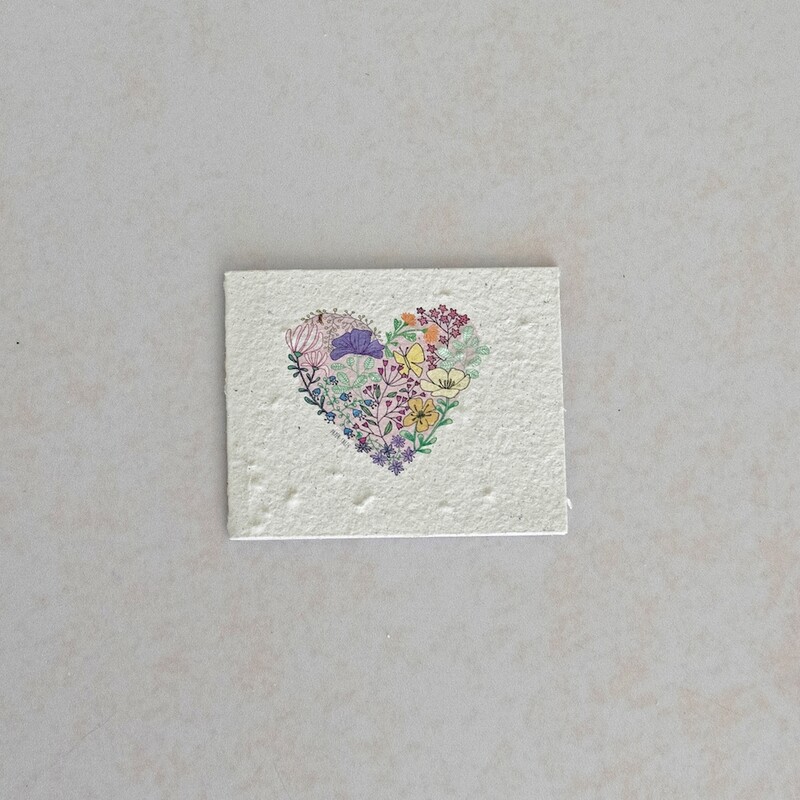 Mini Card - Flower Heart
