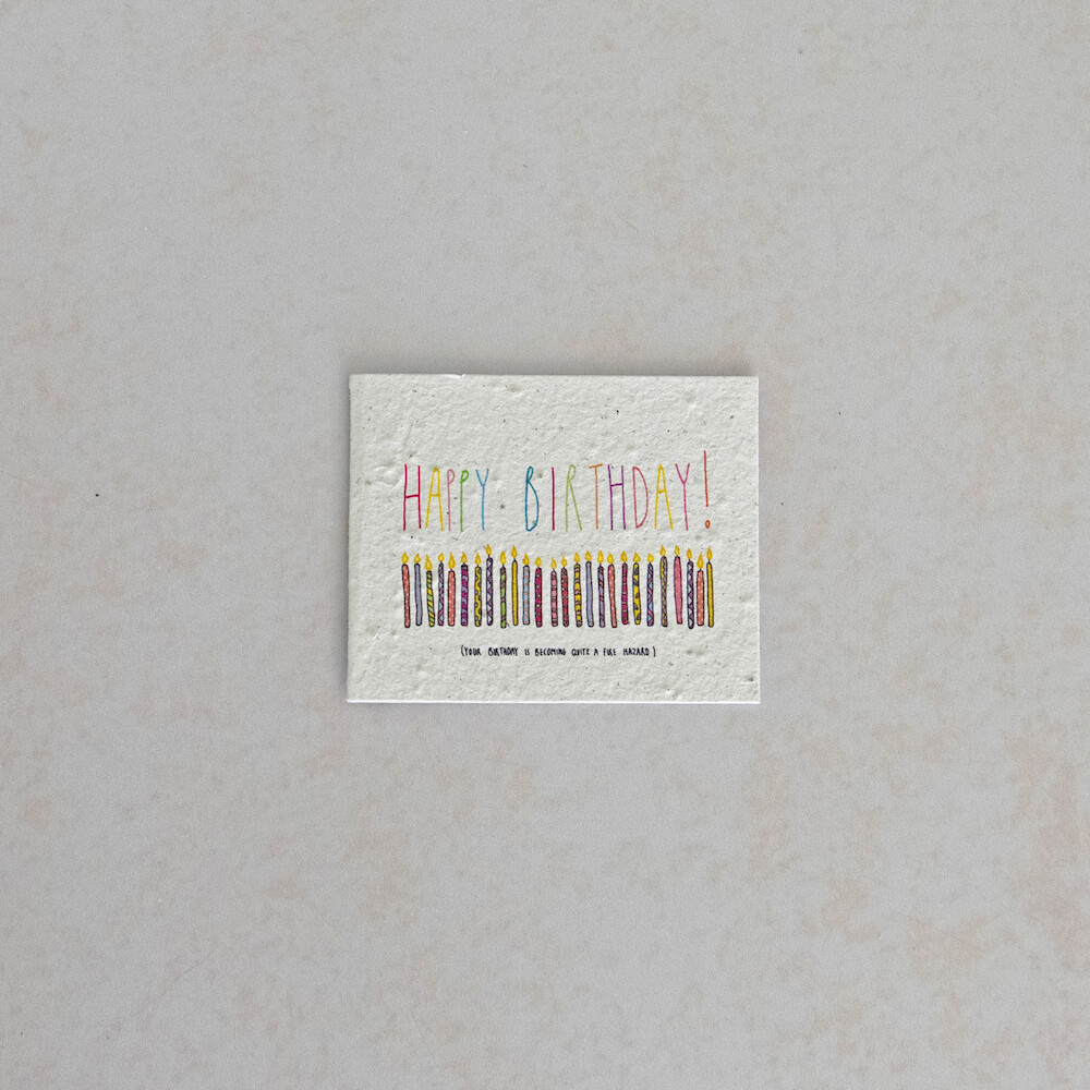 Mini Card - Happy Birthday Fire Hazard