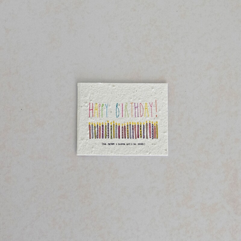 Mini Card - Happy Birthday Fire Hazard