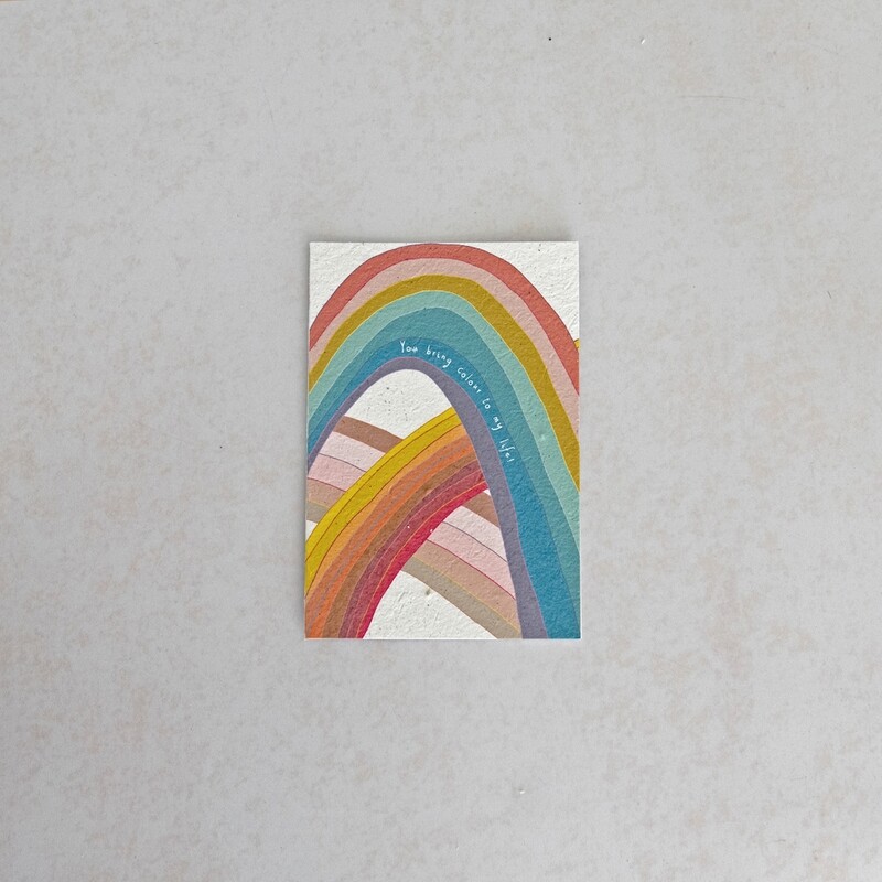 Rectangular Card - Colour my Life