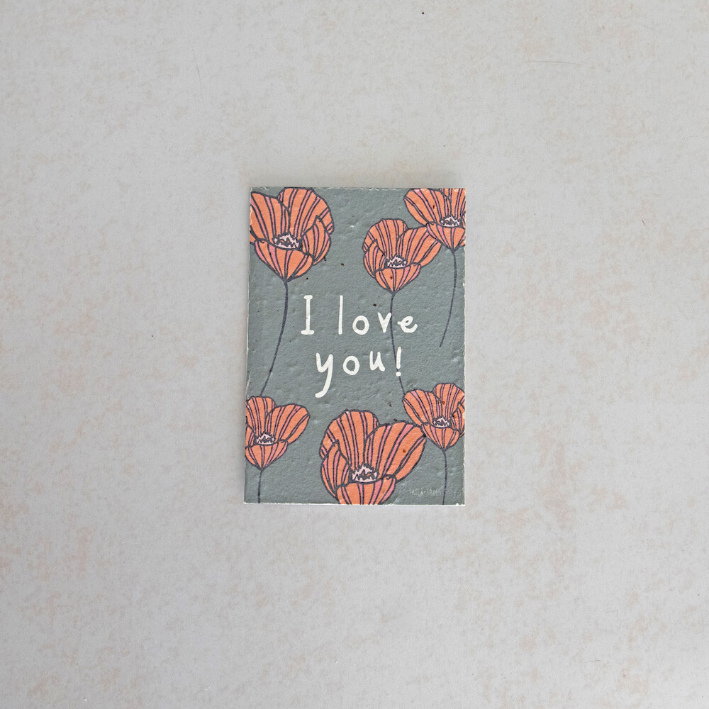 Rectangular Card - I love You