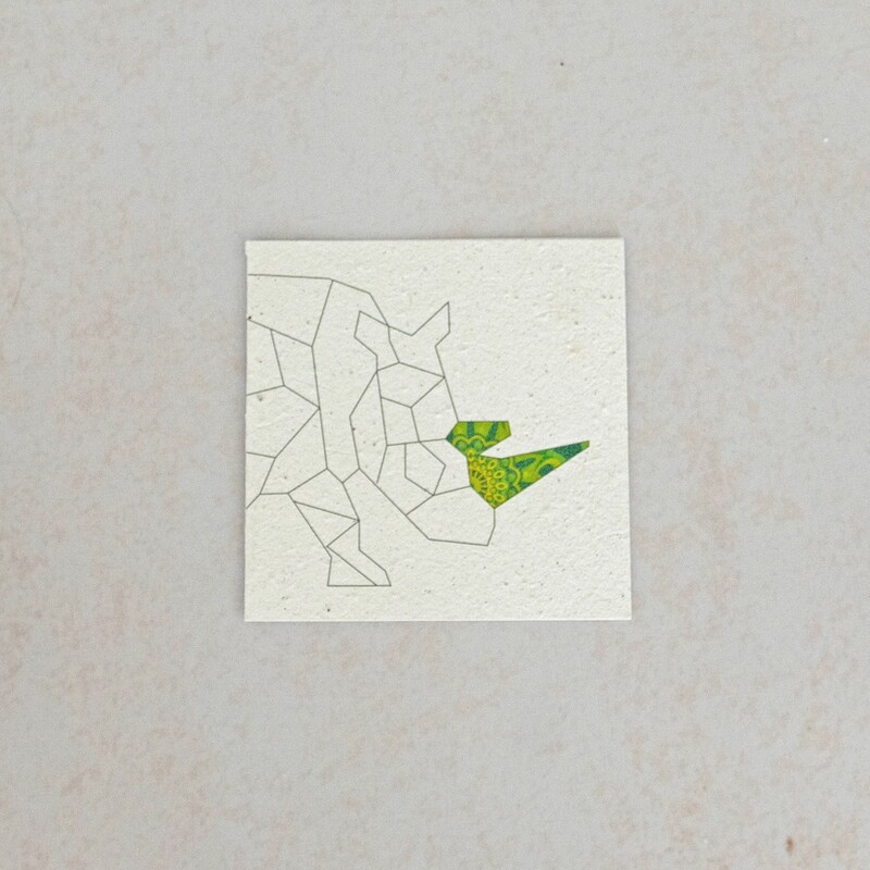 Square Card - Rhino