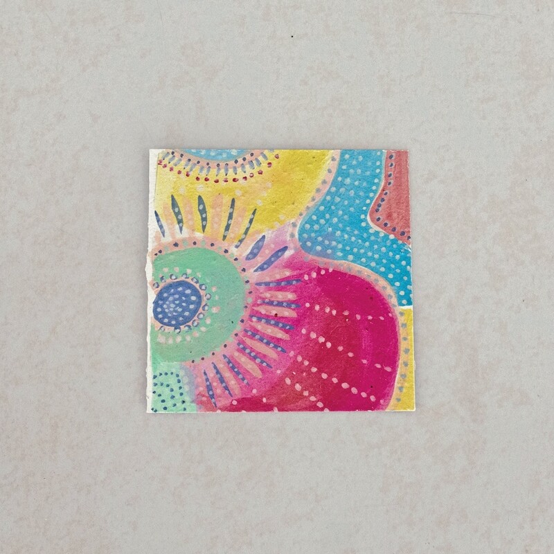 Square Card - Abstract Colours