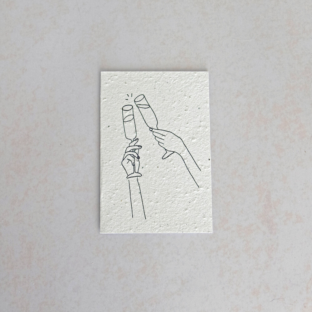 Rectangular Card - Cheers