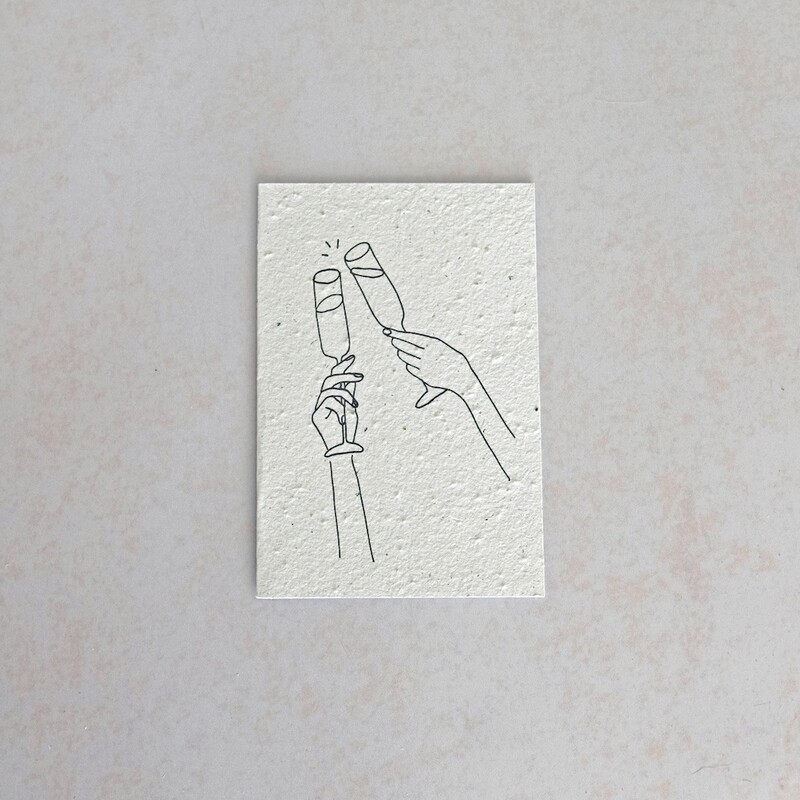 Rectangular Card - Cheers