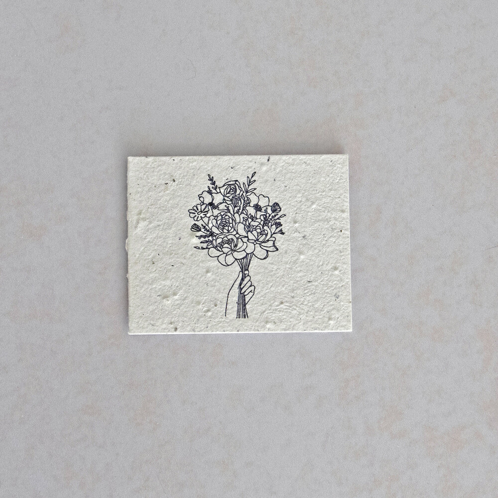 Mini Card - I bring you Flowers