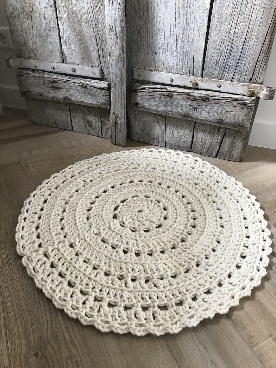 Vloerkleedje van 100% wol