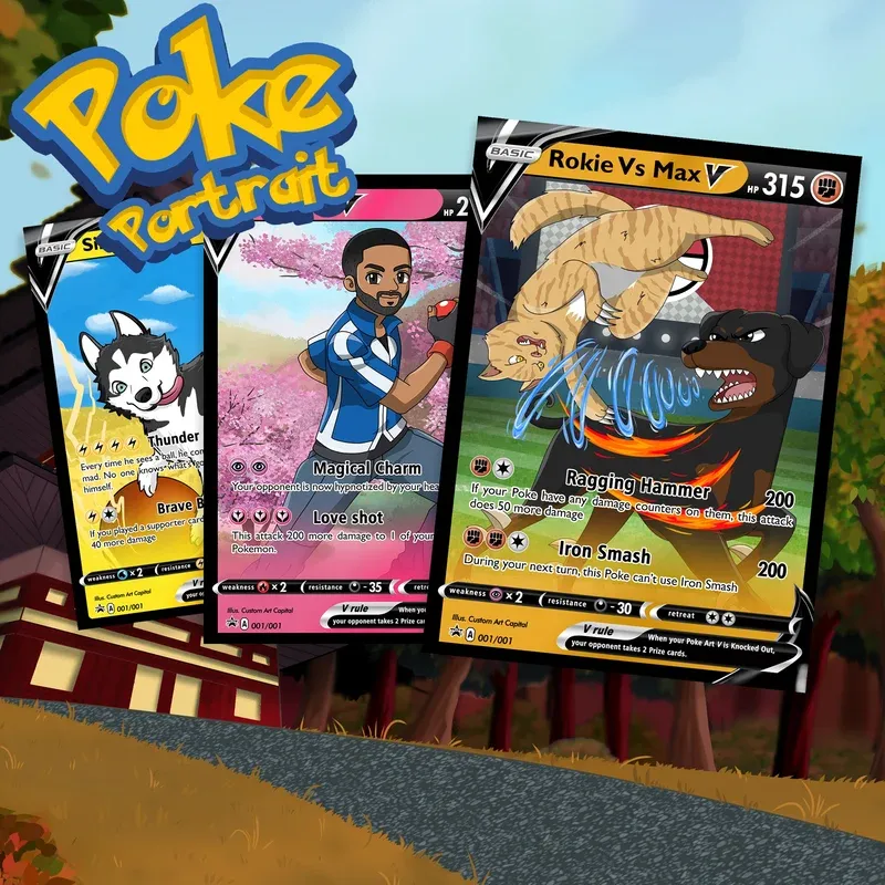 Poke Card V Custom