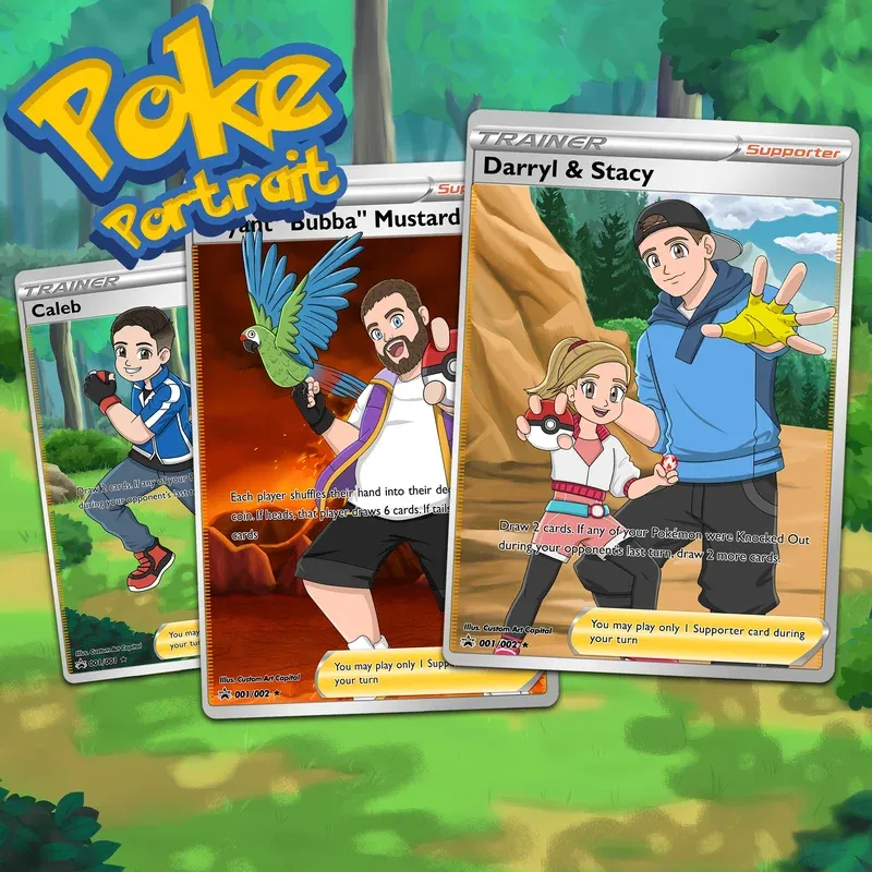 Poke Trainer Card Custom