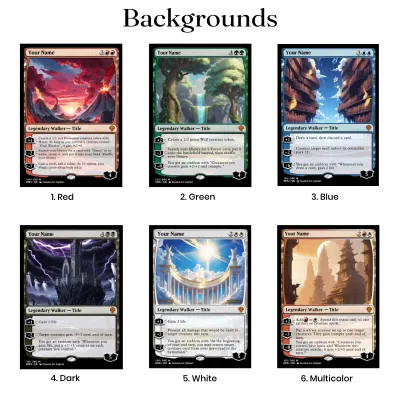 MTG Walker Custom Magic Card | Turn Yourself into Cartoon