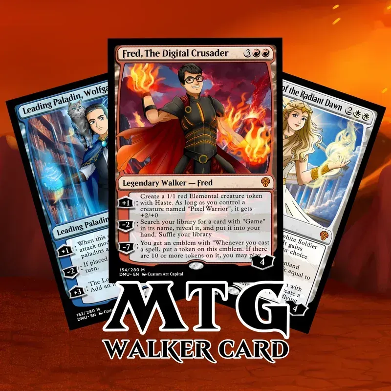 MTG Walker Custom Magic Card | Turn Yourself into Cartoon