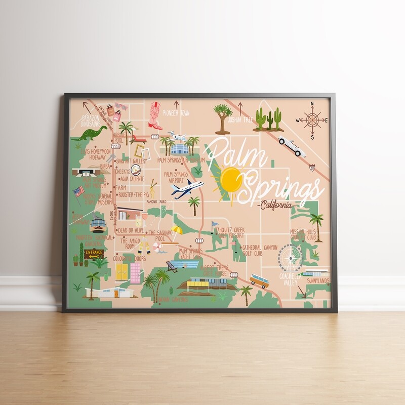 Palm Springs - Map and Travel Guide