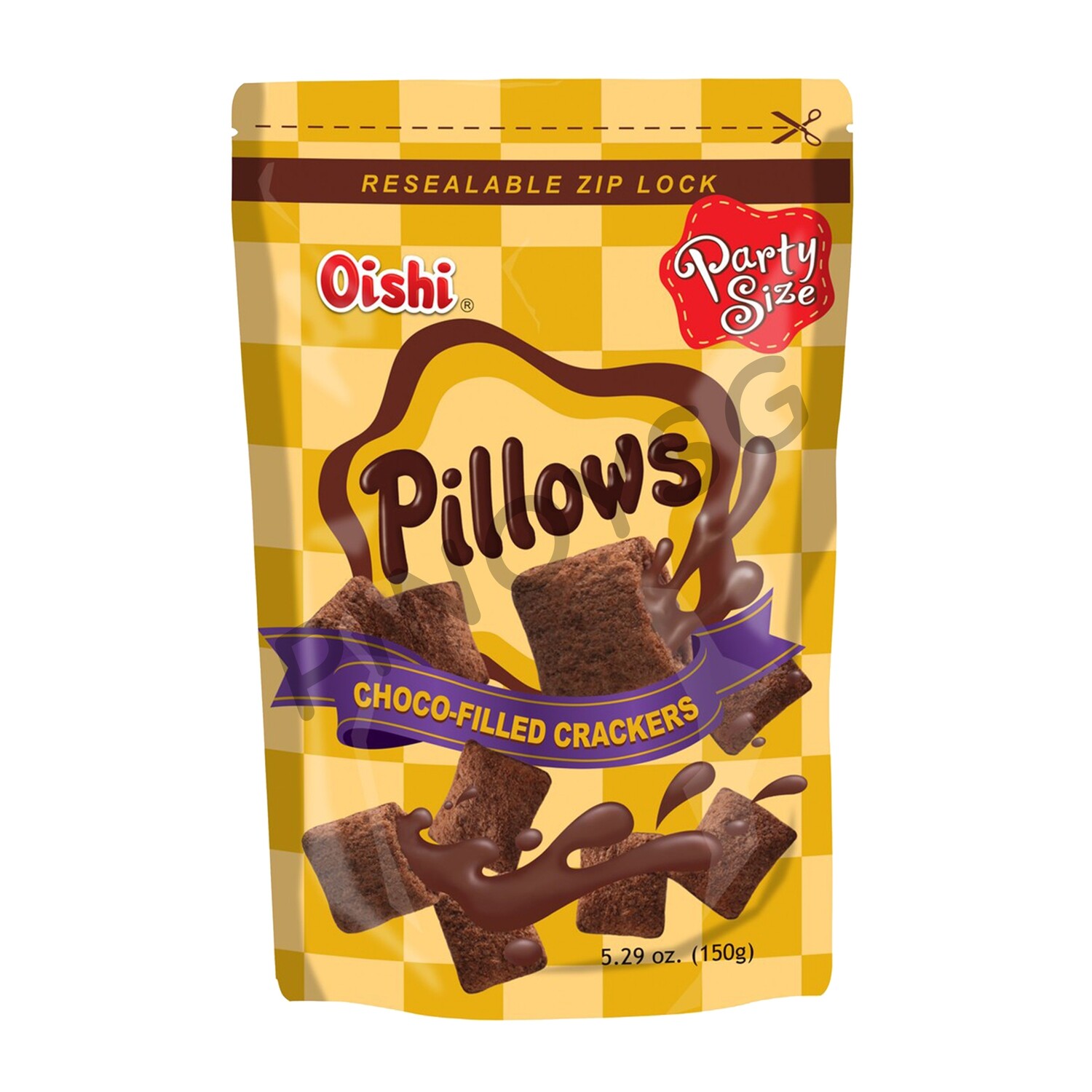 Oishi Pillows Chocolate, 150g