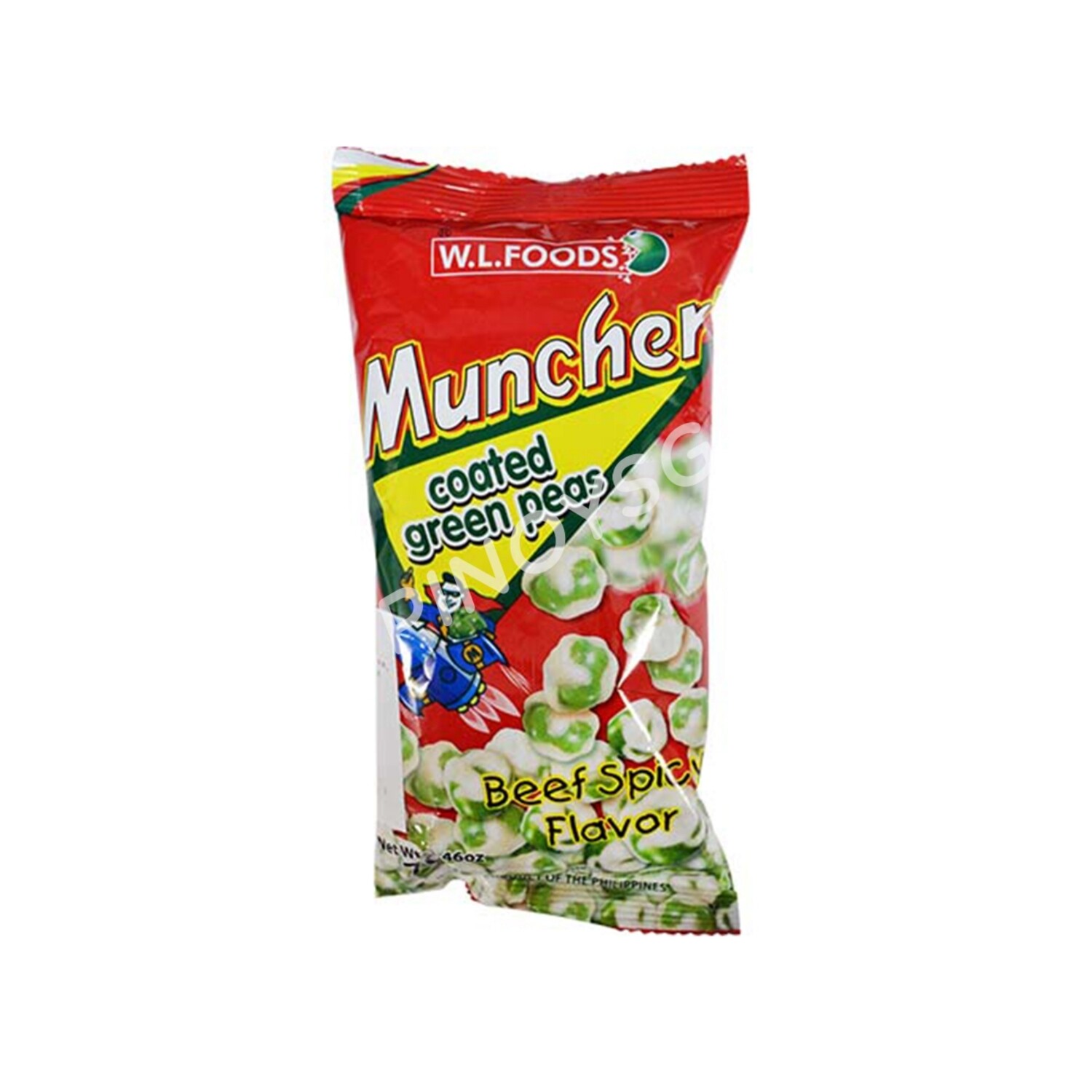 Muncher Green Peas Beef Spicy 70g