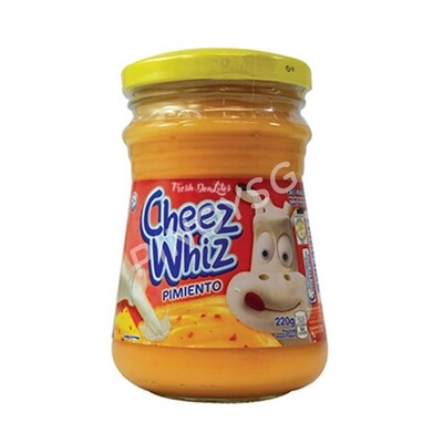 Kraft Cheez Whiz Pimiento Spread 210g 