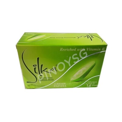 Silka Whitening Soap Papaya Green 135g