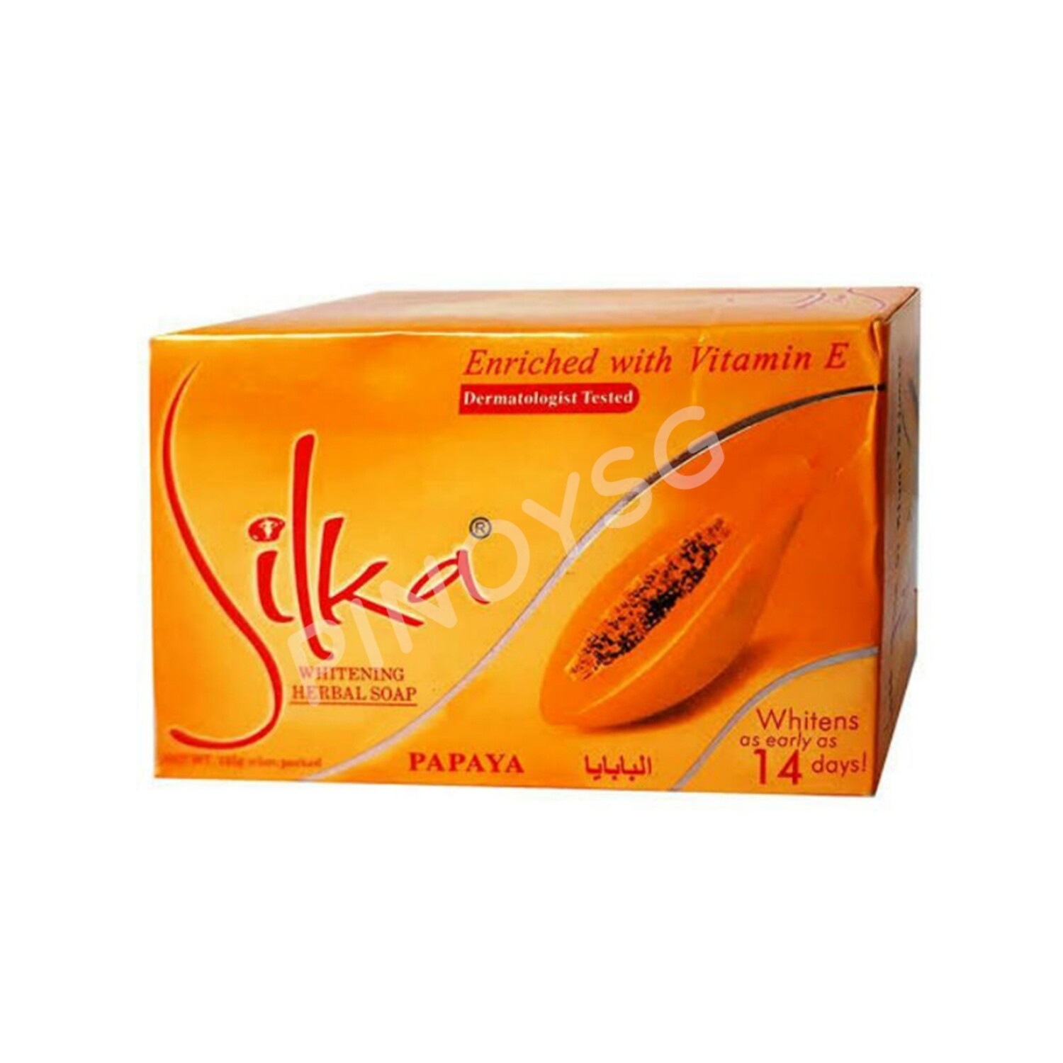 Silka Whitening Soap Papaya Orange 135g