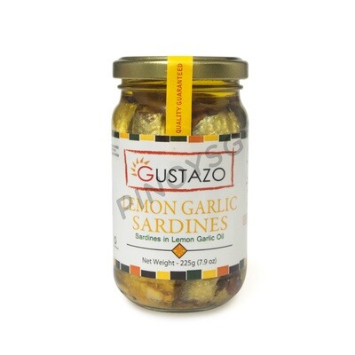 Gustazo Lemon Garlic Sardines, 225g