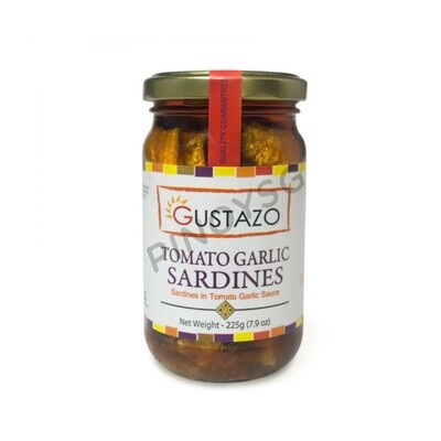 Gustazo Tomato Garlic Sardines, 225g