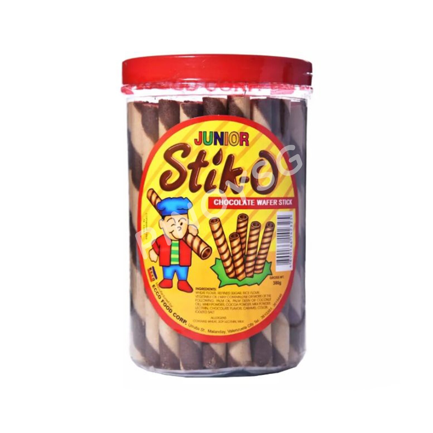 Stik-O Chocolate Wafer Stick Jar, 380g