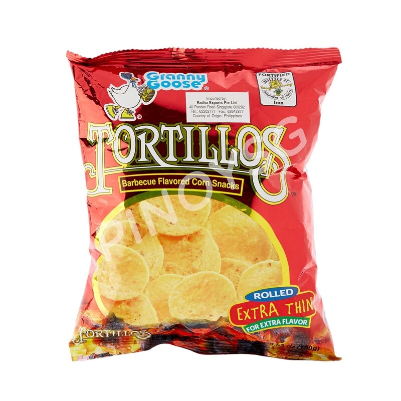 GG Tortillos BBQ Flavor, 100g