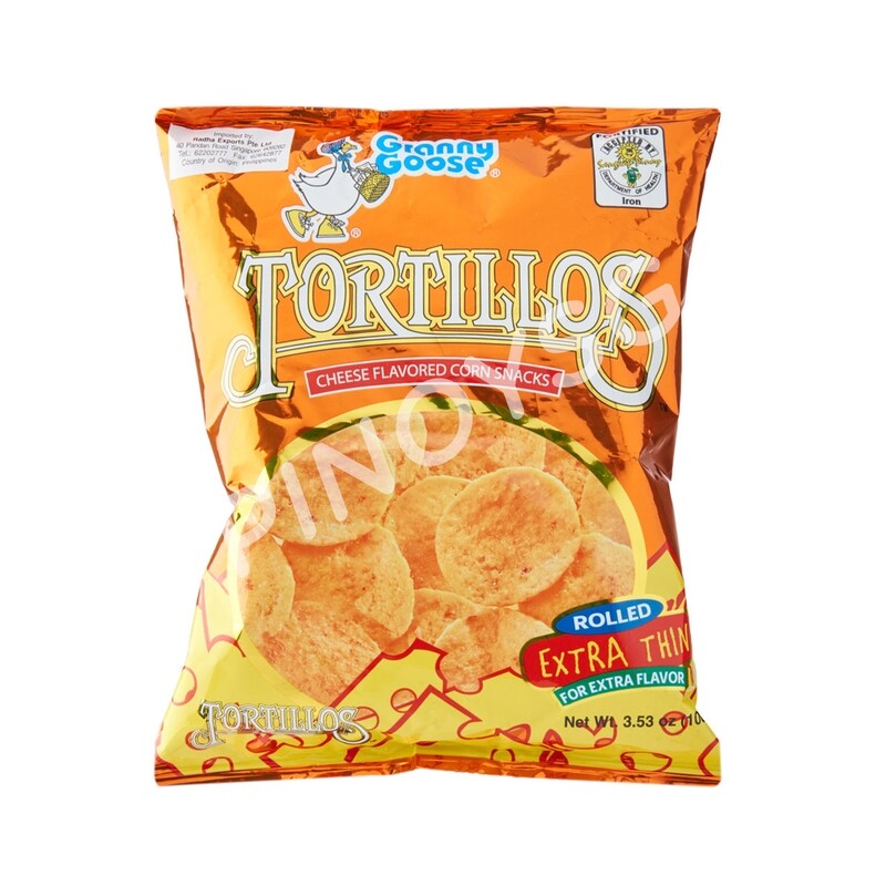 GG Tortillos Cheese Flavor, 100g 