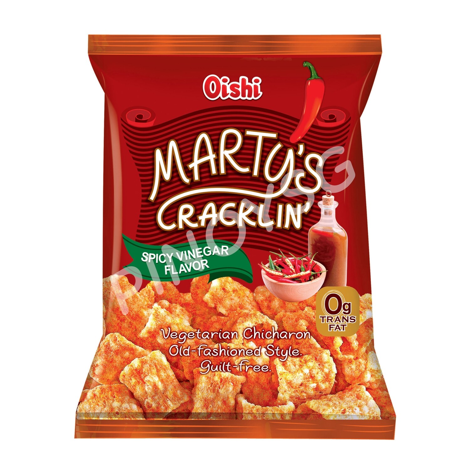 Oishi Marty’s Cracklin’ Spicy Vinegar, 90g