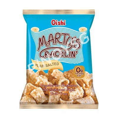 Oishi Marty’s Cracklin’ Plain Salted, 90g