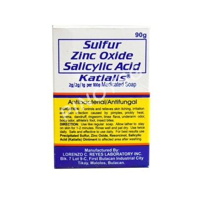 Katialis Soap (Sulfur Zinc Oxide Salicylic Acid), 90g