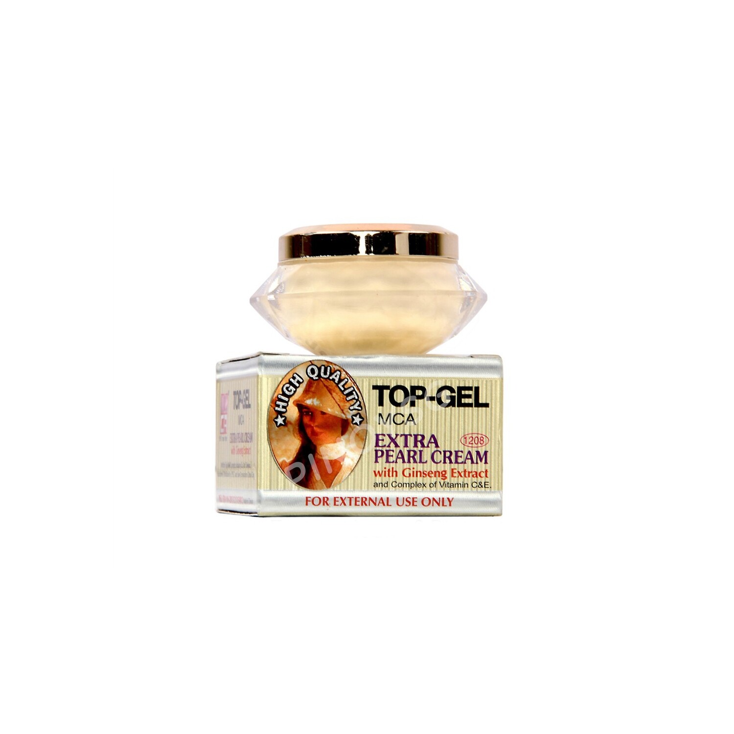 Top-Gel Extra Pearl Cream with Ginseng Extract, 16g