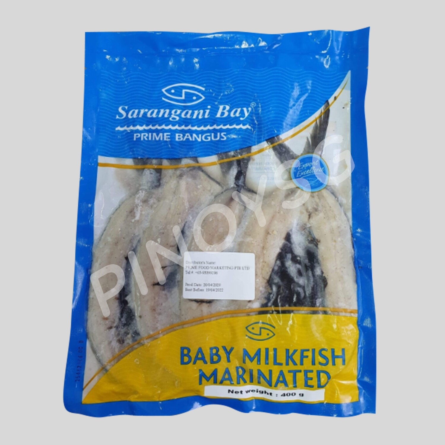Sarangani Baby Milkfish Marinated 4pcs (Daing) not boneless but crunchy - 400g