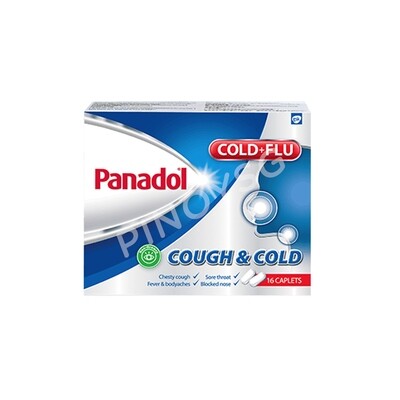 Panadol Cough & Cold Relief 250mg, 16 caplets